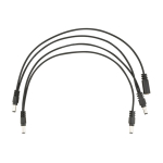 Warwick RockPower DC4 S Power Split Kabel Recht met 4 Outputs
