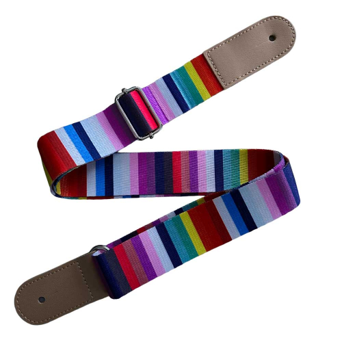 CLXmusic CPUS6-14 Polyester Ukulele Band Gestreept Multicolor Design (Motief 14)