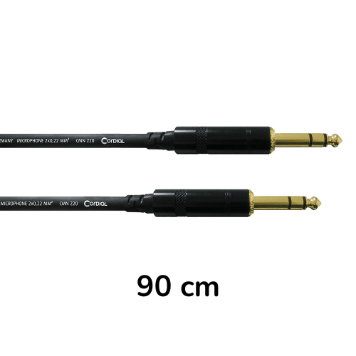 Cordial CFM0.9VV Stereo Jack Audiokabel 90cm
