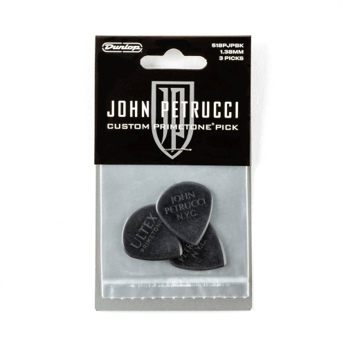 Dunlop 518PJP-BK John Petrucci Primetone Plectrum Zwart 3-Pack