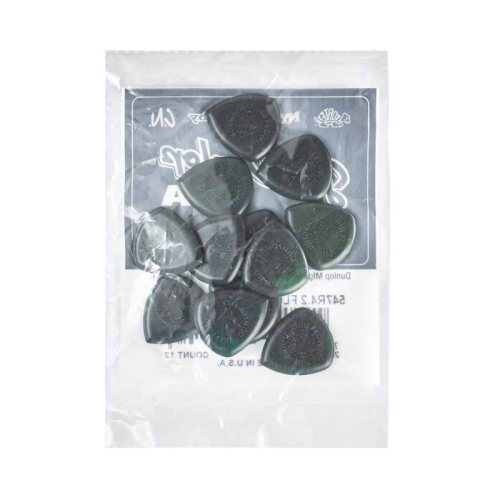 Dunlop 547R420Dunlop Flow Jumbo Grip Plectrum 12-pack