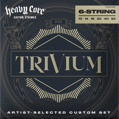 Dunlop TVMN1052 Trivium Heavy Core Elektrische Gitaarsnaren (10-52)
