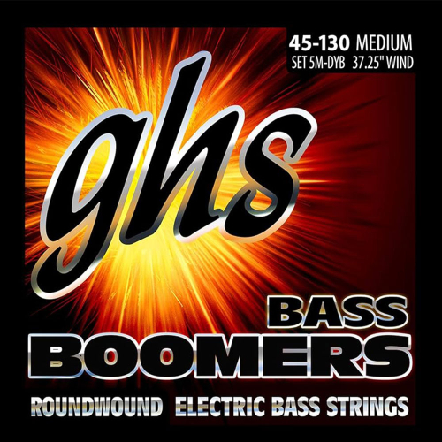 GHS Strings 3045 5M DYB Bass Boomers Nickel Bassnaren 5-Snarig (45-130)
