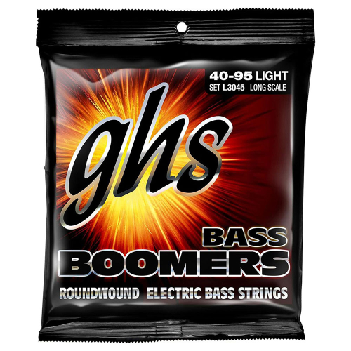 GHS Strings L3045 Bass Boomers Nickel Bassnaren (40-95) Light
