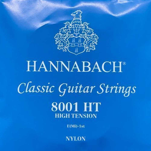 Hannabach 8001HT Losse Clear Nylon Klassieke E1-Snaar (Hoog) - Hoge Spanning