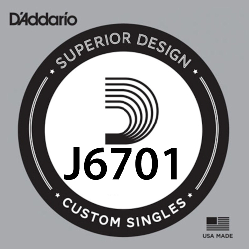 D'Addario J6701 Plain Steel Losse Mandoline Snaar .011