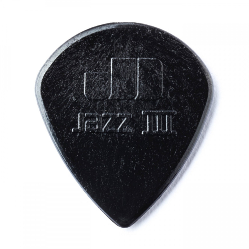 Dunlop Jazz III Plectrum 1.38mm Zwart - Per Stuk