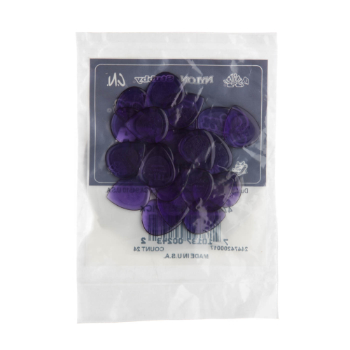 Dunlop 474R2 Stubby Jazz 2.0mm Plectrum 24-Pack