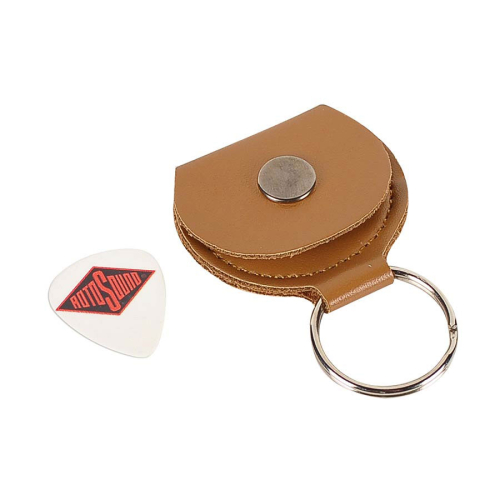 Rotosound Sleutelhanger / Plectrumhouder Bruin + Plectrum