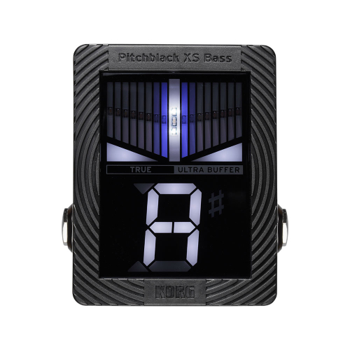 Korg Pitchblack XS Bass Chromatische Pedal Tuner voor Basgitaar Zwart