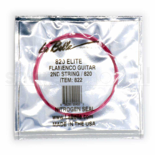 La Bella 822 Red Nylon Losse B-2 Klassieke Snaar