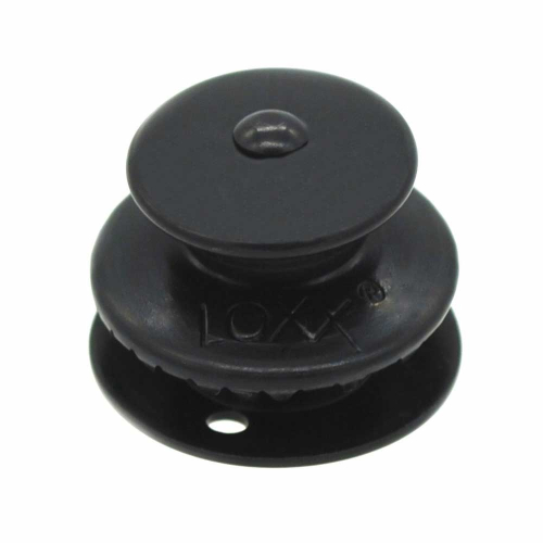 Loxx MusicBox XL Straplocks voor Dikke Gitaarbanden - Black Chrome