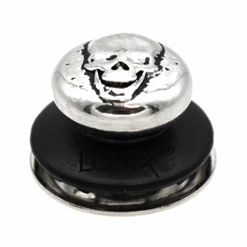 Loxx MusicBox Standard Straplocks - Evil Skull Nickel
