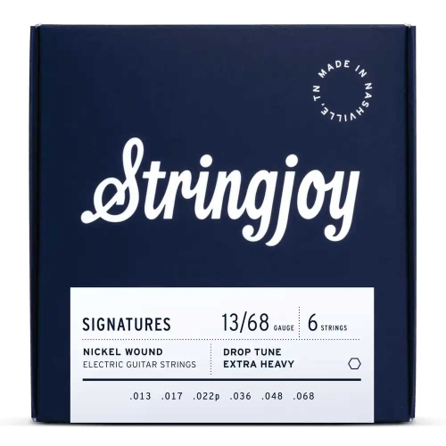 Stringjoy DRP13 Signatures Nickel Wound Drop G/A Gitaarsnaren (13-68) Extra Heavy