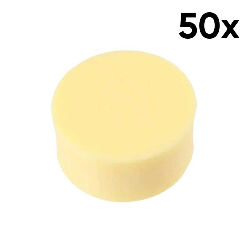 Allparts LT-0483-028 Fingerboard Inlay Dots 6.35mm Crème (50 Stuks)