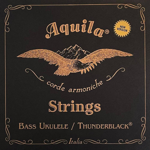 Aquila 147U Thunderblack 5-Snarige Bas Ukulele Snaren