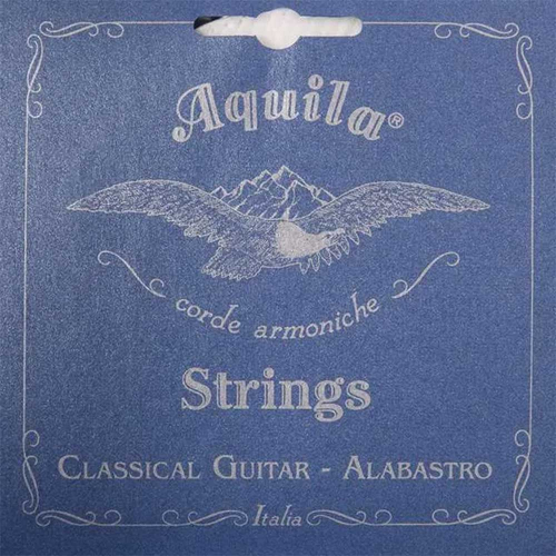 Aquila 190C Alabastro Snaren voor 1/2e Model Klassieke Gitaar en Cordoba Mini I (A Tuning) - Normale Spanning