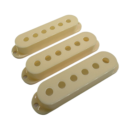 AxLabs AX-LPCSMIV Modern Single Coil Pickup Covers (52/50/48mm) Ivoorwit (Set van 3) 