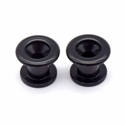 AxLabs KD2E1018BK Longer Neck Area Strap Buttons Zwart (Set van 2)