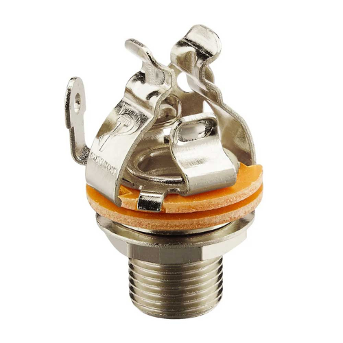 AxLabs PTT1 Pure Tone Mutli-Contact Output Jack Mono voor Elektrische Gitaar Nikkel