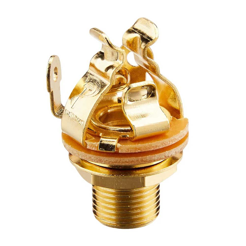 AxLabs PTT1G Pure Tone Mutli-Contact Output Jack Mono voor Elektrische Gitaar Verguld