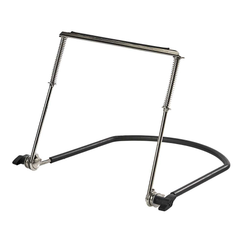 Bespeco SA24 Mondharmonica Houder Chrome en Zwart