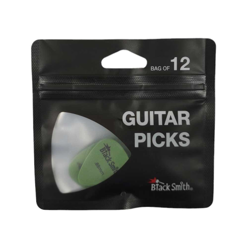 Blacksmith SDP088GN-MH Delrin Standaard 0.88mm Plectrums Groen 12-pack