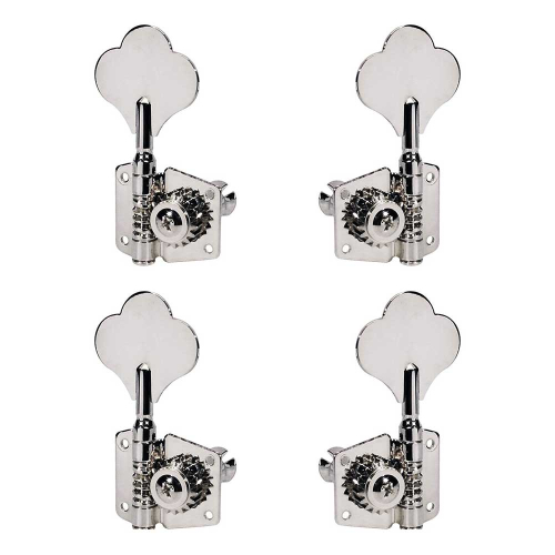Boston 88-CLR Stemmechanieken voor Basgitaar 2x Links 2x Recht Chrome