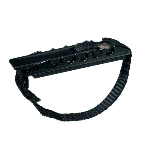 Boston BC62B Capodaster voor Klassieke Gitaar Zwart - Aanbieding, op = op