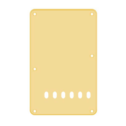 Boston BP-113-C Backplate Standaard Stratocaster 1-Laags Crème