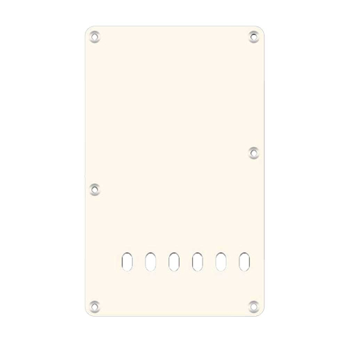 Boston BP-113-VW Backplate Standaard Stratocaster 1-Laags Oud Wit