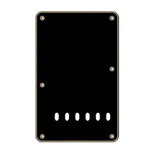 Boston BP-313-BC Backplate Standaard Stratocaster 3-Laags Zwart/Crème