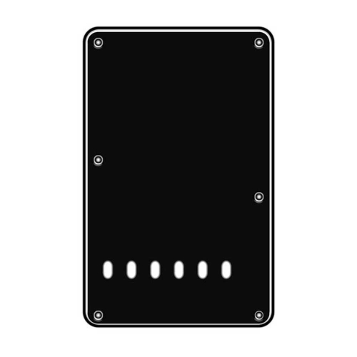 Boston BPL313-B Backplate Linkshandige Stratocaster 3-Laags Zwart