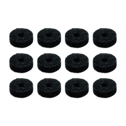 Boston EP-FEW Vilten Ringen voor Strap Buttons Zwart (12 Stuks)
