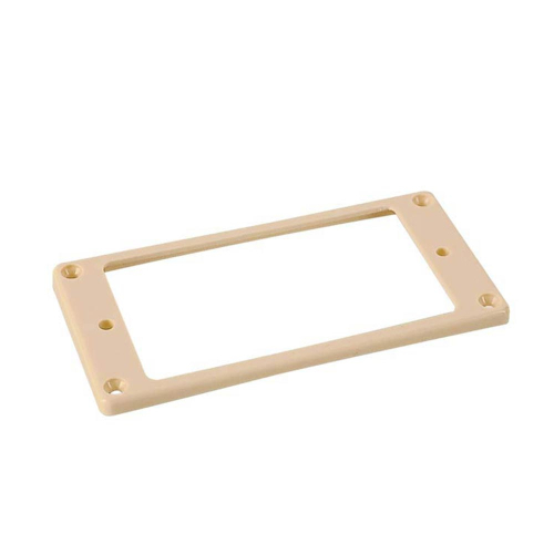 Boston HCS3050IV Humbucker Frame 3mm naar 5mm Gebogen Onderkant Schuine Bovenkant Ivoorwit 