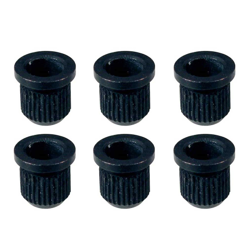Boston TB-07-B String Ferrule / Snaarbus Telecaster 8.2mm x 9.5mm Zwart 6-Pack