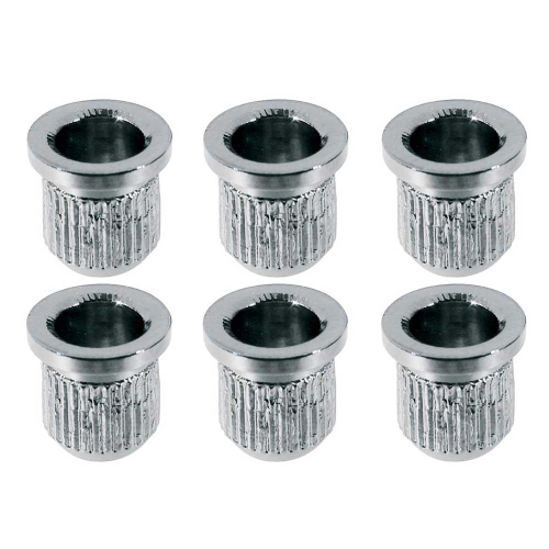 Boston TB-07-C String Ferrule / Snaarbus Telecaster 8.2mm x 9.5mm Chrome 6-Pack