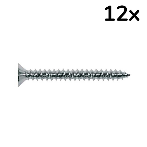 Boston TS-05-C Zelftappende Schroeven 3.5x25mm Chroom (12 Stuks)