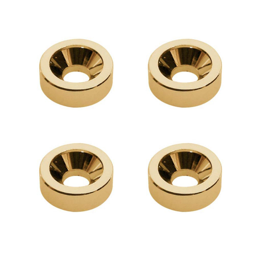 Boston W-740-G Halsrevetten 14mm Goud (Set van 4)