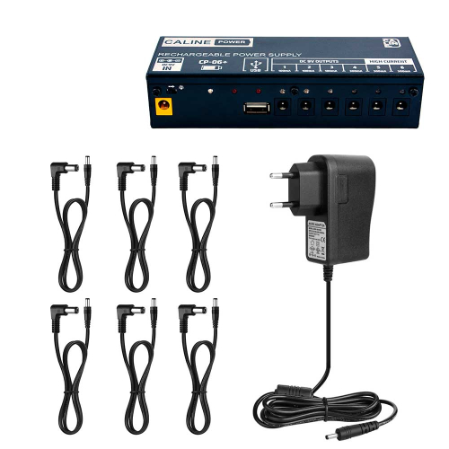 Caline CP-06+ Portable Geïsoleerde Power Supply/Multi Voeding 9 Volt met 6 Outputs