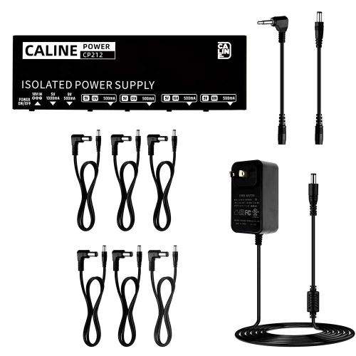 Caline CP-212 Geïsoleerde Schakelbare Power Supply/Multi Voeding 500mA met 5 Outputs