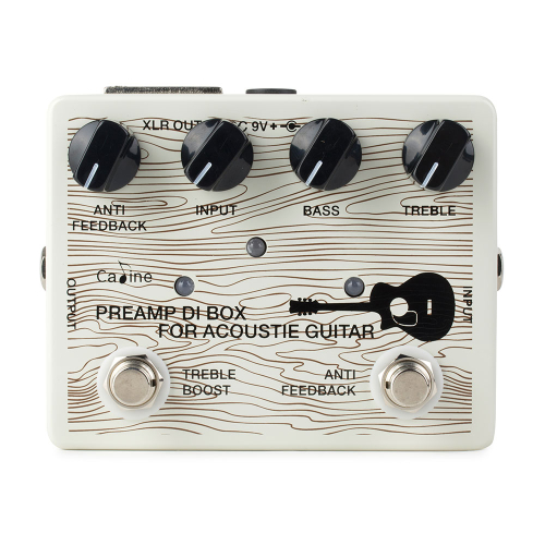 Caline CP-67 Preamp en DI Box Pedaal voor Akoestische Gitaar