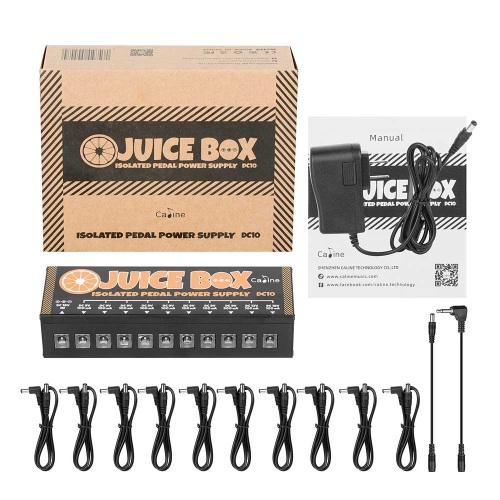 Caline DC-10 "Juice Box" Geïsoleerde Power Supply met 10 Outputs