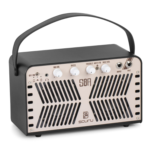 Caline S8A Scuru Portable Bluetooth Guitar Amp Mini Akoestische Gitaarversterker