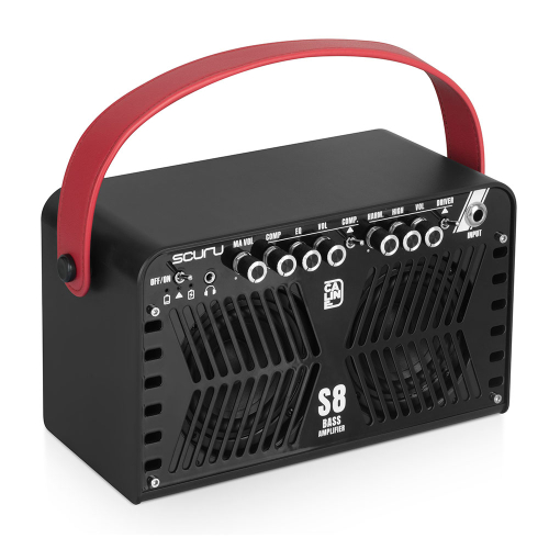 Caline S8B Scuru Portable Bluetooth Guitar Amp Mini Basversterker