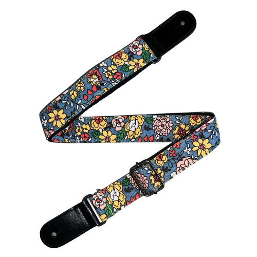 CLXmusic CWUS3-8 Geweven Ukulele Band Bloemen Multi-color (Motief 8)
