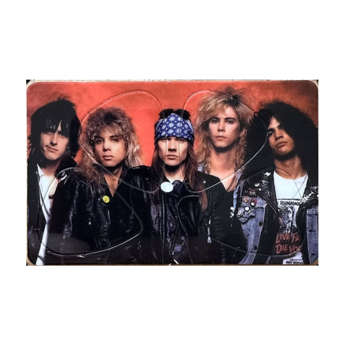 CLXmusic Plectrumkaart Guns n' Roses (4 Plectrums)