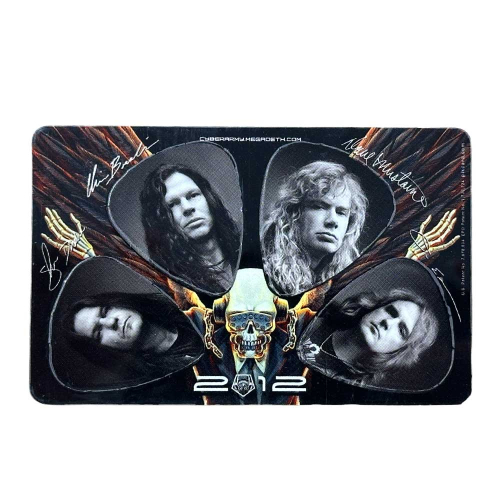 CLXmusic Plectrumkaart Megadeth (4 Plectrums)