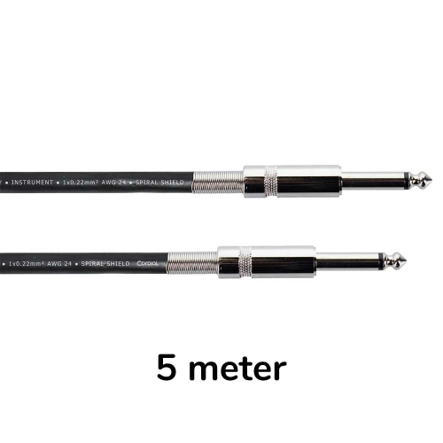 Cordial EI5PP Elements Gitaarkabel Rechte Pluggen 5 Meter