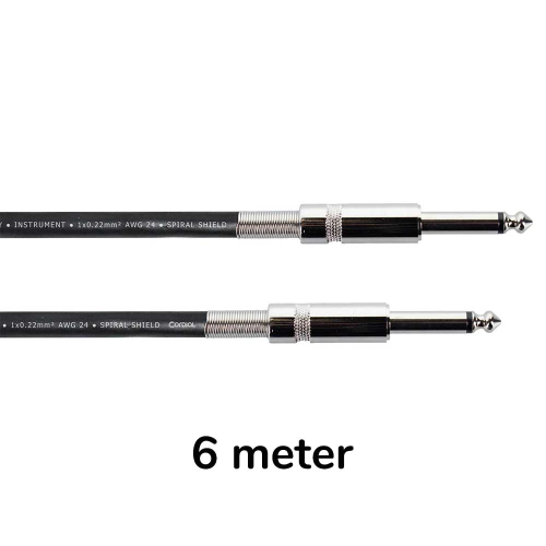 Cordial EI6PP Elements Gitaarkabel Rechte Pluggen 6 Meter